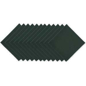 image:imageDII Cotton Buffet Napkin Set 16x16 White 12 PieceDark Green