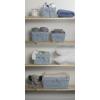 image:imageDII Farmhouse Chicken Wire Storage Baskets with Liner Set of 5 Antique Denim Assorted Sizes