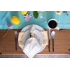 image:imageDII 100 Cotton Machine Washable Everyday Hemstitch Kitchen Table Runner for Dinner Parties Events Decor 14x72  GrayAqua