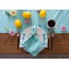 image:imageDII 100 Cotton Machine Washable Everyday Hemstitch Kitchen Table Runner for Dinner Parties Events Decor 14x72  GrayAqua