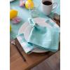 image:imageDII 100 Cotton Machine Washable Everyday Hemstitch Kitchen Table Runner for Dinner Parties Events Decor 14x72  GrayAqua