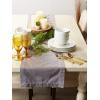 image:imageDII 100 Cotton Machine Washable Everyday Hemstitch Kitchen Table Runner for Dinner Parties Events Decor 14x72  GrayGrey