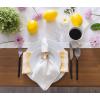 image:imageDII 100 Cotton Machine Washable Everyday Hemstitch Kitchen Table Runner for Dinner Parties Events Decor 14x72  GrayOff White