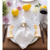 image:imageDII 100 Cotton Machine Washable Everyday Hemstitch Kitchen Table Runner for Dinner Parties Events Decor 14x72  GrayOff White