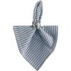 image:imageDII 100 Cotton Seersucker Striped Tabletop Collection Gray Table Runner 14x108 1 PieceBlue