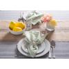 image:imageDII 100 Cotton Seersucker Striped Tabletop Collection Gray Table Runner 14x108 1 PieceGrey