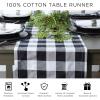 image:imageDII 100 Cotton Seersucker Striped Tabletop Collection Gray Table Runner 14x108 1 PieceGrey