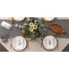 image:imageDII Bordered Dobby Woven Table Runner 15 x 108 Gray 1 PieceBlack