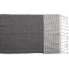 image:imageDII Bordered Dobby Woven Table Runner 15 x 108 Gray 1 PieceBlack