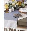 image:imageDII Bordered Dobby Woven Table Runner 15 x 108 Gray 1 PieceFrench Blue