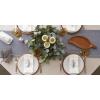image:imageDII Bordered Dobby Woven Table Runner 15 x 108 Gray 1 PieceFrench Blue