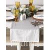 image:imageDII Bordered Dobby Woven Table Runner 15 x 108 Gray 1 PieceGrey