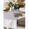 image:imageDII Bordered Dobby Woven Table Runner 15 x 108 Gray 1 PieceGrey