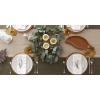 image:imageDII Bordered Dobby Woven Table Runner 15 x 108 Gray 1 PieceStone Brown