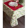 image:imageDII Boughs of Holly Collection Decorative Holiday Dining Table amp Kitchen Dcor Placemat Set 13x19Christmas Greenery 6 Count70 Round