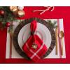 image:imageDII Boughs of Holly Collection Decorative Holiday Dining Table amp Kitchen Dcor Placemat Set 13x19Christmas Greenery 6 CountPlacemat Set  13x19