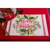 image:imageDII Boughs of Holly Collection Decorative Holiday Dining Table amp Kitchen Dcor Placemat Set 13x19Christmas Greenery 6 CountPlacemat Set  13x19