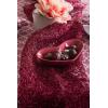 image:imageDII CAMZ38208 16 x 10 Table Runner Roll Silver SequinRed