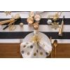 image:imageDII Cabana Dobby Stripe Tabletop Collection 18x72inch Table Runner Navy amp WhiteBlack  White