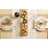 image:imageDII Cabana Dobby Stripe Tabletop Collection 18x72inch Table Runner Navy amp WhiteCream  White