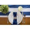 image:imageDII Cabana Dobby Stripe Tabletop Collection 18x72inch Table Runner Navy amp WhiteNavy  White