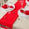 image:imageDII Christmas Table Dcor Holiday Season Tabletop Decoration Table Runner 14x72 Red Santa Claus BeltTable Runner  14x72