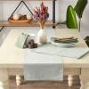 image:imageDII EcoFriendly Fine Ribbed Collection Table Runner 13x72 Honey GoldArtichoke