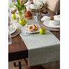 image:imageDII EcoFriendly Fine Ribbed Collection Table Runner 13x72 Honey GoldArtichoke