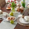 image:imageDII EcoFriendly Fine Ribbed Collection Table Runner 13x72 Honey GoldArtichoke