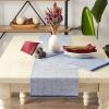 image:imageDII EcoFriendly Fine Ribbed Collection Table Runner 13x72 Honey GoldFrench Blue