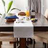 image:imageDII EcoFriendly Fine Ribbed Collection Table Runner 13x72 Honey GoldLight Gray