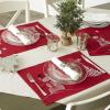 image:imageDII Embroidered Holiday Table Dcor Collection Christmas Kitchen Snowflakes Table Runner 14x54 Silver amp GoldRed