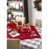 image:imageDII Embroidered Holiday Table Dcor Collection Christmas Kitchen Snowflakes Table Runner 14x54 Silver amp GoldRed