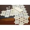 image:imageDII Embroidered Holiday Table Dcor Collection Christmas Kitchen Snowflakes Table Runner 14x54 Silver amp GoldSilver  Gold