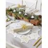 image:imageDII Embroidered Holiday Table Dcor Collection Christmas Kitchen Snowflakes Table Runner 14x54 Silver amp GoldSilver  Gold