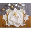 image:imageDII Embroidered Holiday Table Dcor Collection Christmas Kitchen Snowflakes Table Runner 14x54 Silver amp GoldSilver  Gold