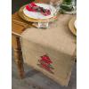 image:imageDII Embroidered Mistletoe 100 Cotton Machine Washable Table Runner for Dinner Parties Christmas and Holidays  14x72Christmas Tree