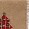 image:imageDII Embroidered Mistletoe 100 Cotton Machine Washable Table Runner for Dinner Parties Christmas and Holidays  14x72Christmas Tree