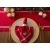 image:imageDII Embroidered Mistletoe 100 Cotton Machine Washable Table Runner for Dinner Parties Christmas and Holidays  14x72Mistletoe