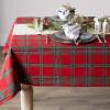 image:imageDII Farmhouse Christmas Plaid Dining Table amp Kitchen Dcor Holiday Placemat Set 13x19 Red amp Green 6 Count70 Round