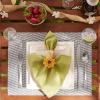 image:imageDII Farmhouse Stripe Woven Tabletop Collection Placemat Set 13x1725 Gray 6 PieceGray