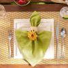 image:imageDII Farmhouse Stripe Woven Tabletop Collection Placemat Set 13x1725 Gray 6 PieceHoney Gold