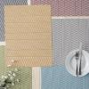 image:imageDII Farmhouse Stripe Woven Tabletop Collection Placemat Set 13x1725 Gray 6 PieceHoney Gold