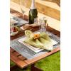 image:imageDII Farmhouse Stripe Woven Tabletop Collection Placemat Set 13x1725 Gray 6 PieceMineral Gray