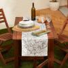 image:imageDII Floral Outdoor Tabletop Collection Water Resistant 14x72 Runner Stone