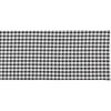 image:imageDII Gingham Check Tabletop Collection RedBlack Table Runner 14x72Black