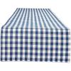 image:imageDII Gingham Check Tabletop Collection RedBlack Table Runner 14x72Navy