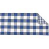 image:imageDII Gingham Check Tabletop Collection RedBlack Table Runner 14x72Navy