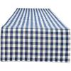 image:imageDII Gingham Check Tabletop Collection RedBlack Table Runner 14x72Navy