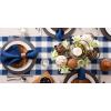 image:imageDII Gingham Check Tabletop Collection RedBlack Table Runner 14x72Navy